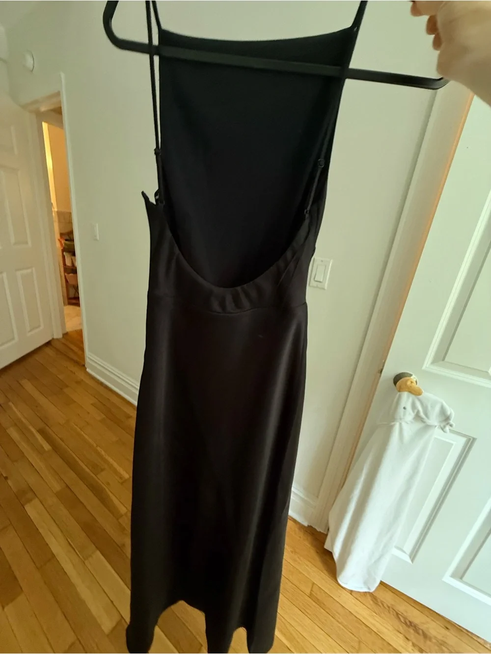 Abercrombie & Fitch Black Maxi Slip Dress